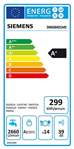 Leise Geschirrspüler: Siemens SN658X01ME Geschirrspüler Vollintegriert